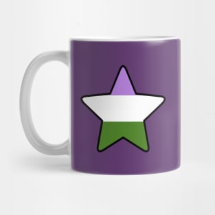 Genderqueer Pride Star Mug